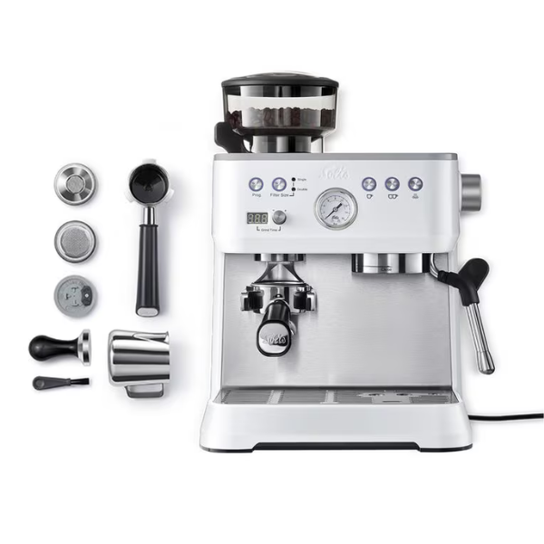 Macchina Espresso Solis Grind & Infuse Perfetta – Bianca