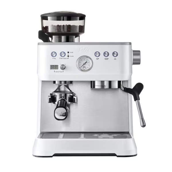 Macchina Espresso Solis Grind & Infuse Perfetta – Bianca