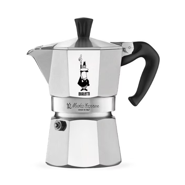 Bialetti Moka Express Kaffeekocher Silber