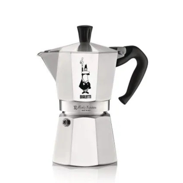 Bialetti Moka Express Kaffeekocher Silber