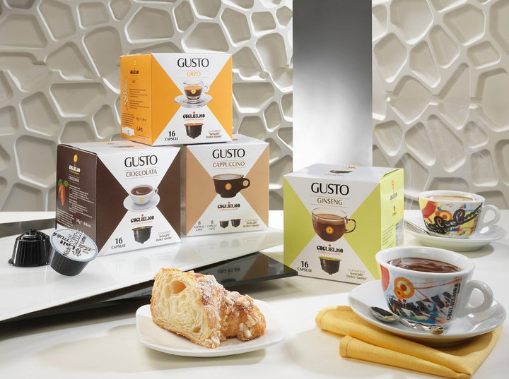 16 Capsule Gusto Cappuccino compatibili Nescafè Dolce Gusto - Guglielmo Caffè | Mokashop